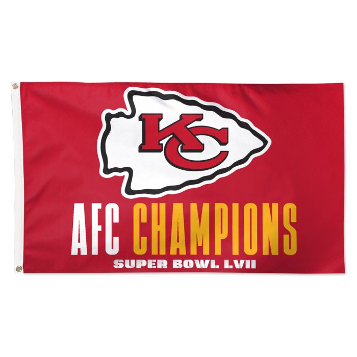 Kansas City Chiefs Super Bowl LVII Champions flags on sale