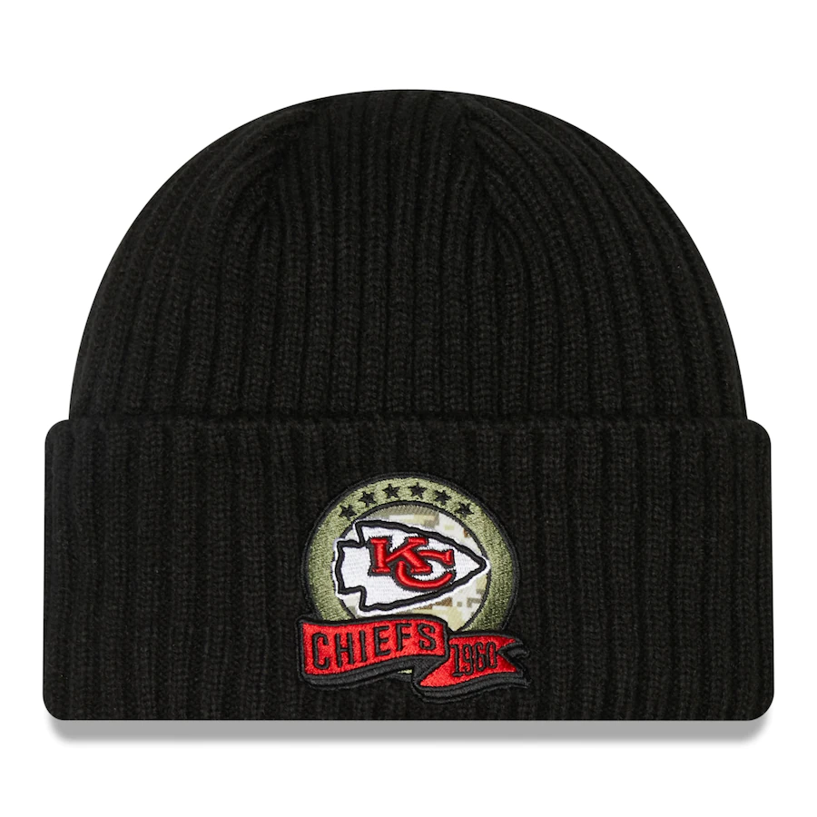 Kansas City Chiefs 2022 Salute to Service Beanie Knit