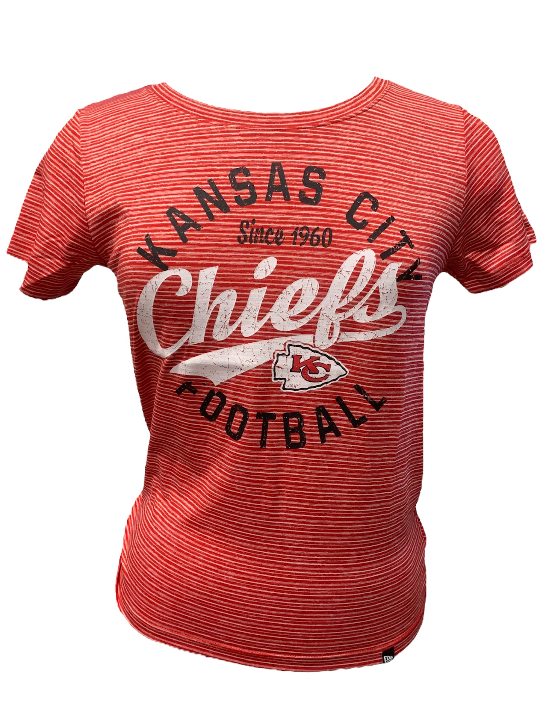 New Era Kansas City Chiefs Women's Distressed Line Tee 22 / L