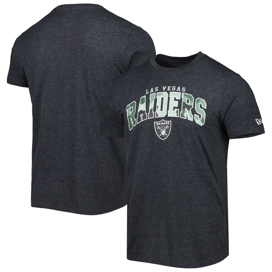 Men's New Era Black Las Vegas Raiders 2023 NFL Training Camp T