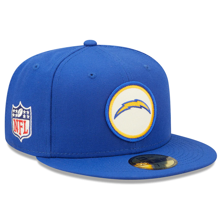 Los Angeles Chargers 2022 Sideline Historical 59FIFTY Fitted - Light Blue 22 LT Bl / 7 1/4