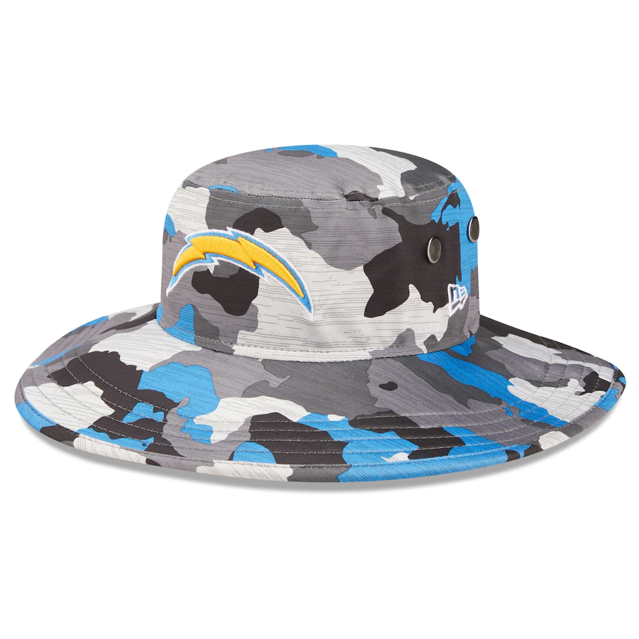 Carolina Panthers Camo 2022 Training Camp Bucket Hat