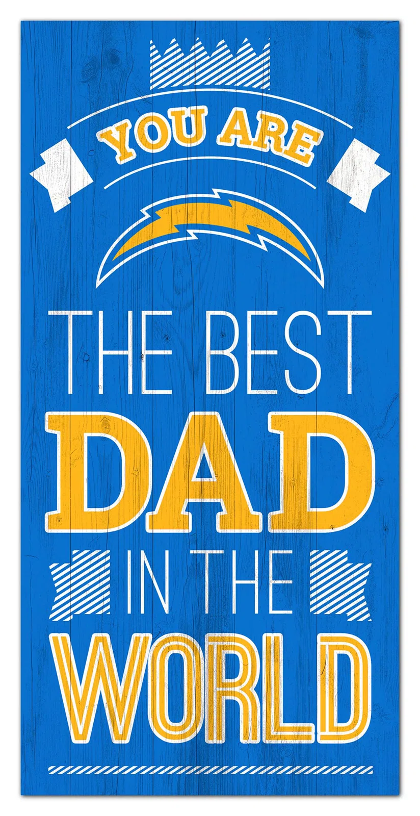 DALLAS COWBOYS BEST DAD IN THE WORLD 6X12 SIGN