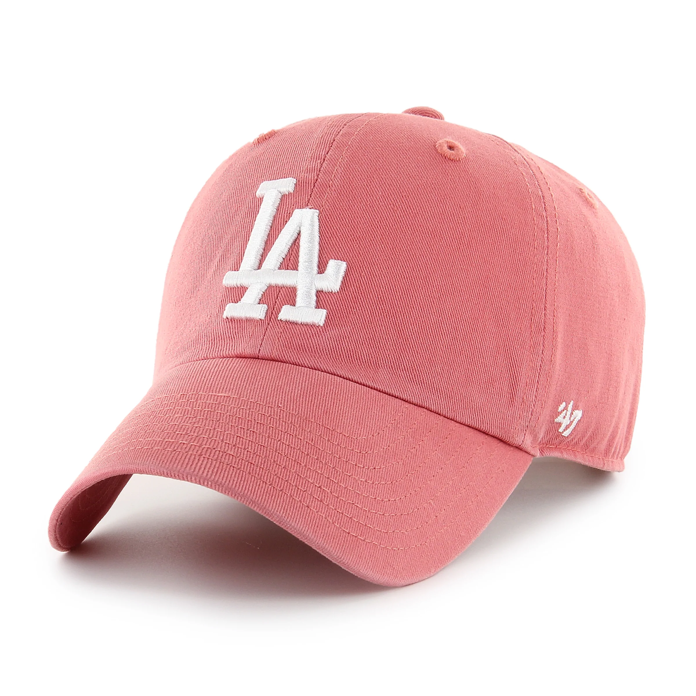 47 Brand Los Angeles Dodgers Clean Up Hat, Island Red