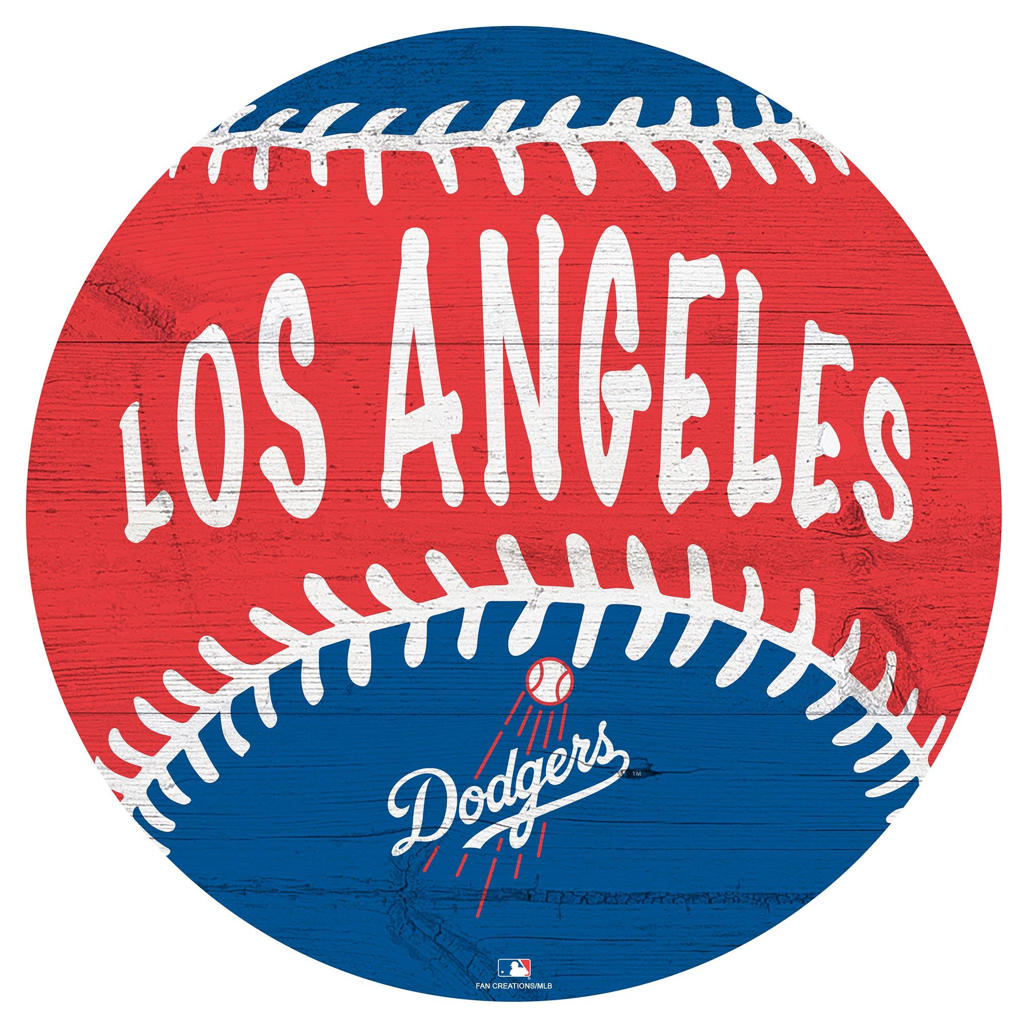 Los Angeles Dodgers 12 Welcome Circle Sign