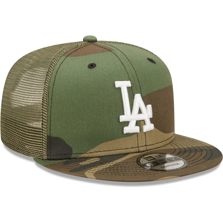 Youth New Era Camo Orleans Saints Trucker 9FIFTY Snapback Hat