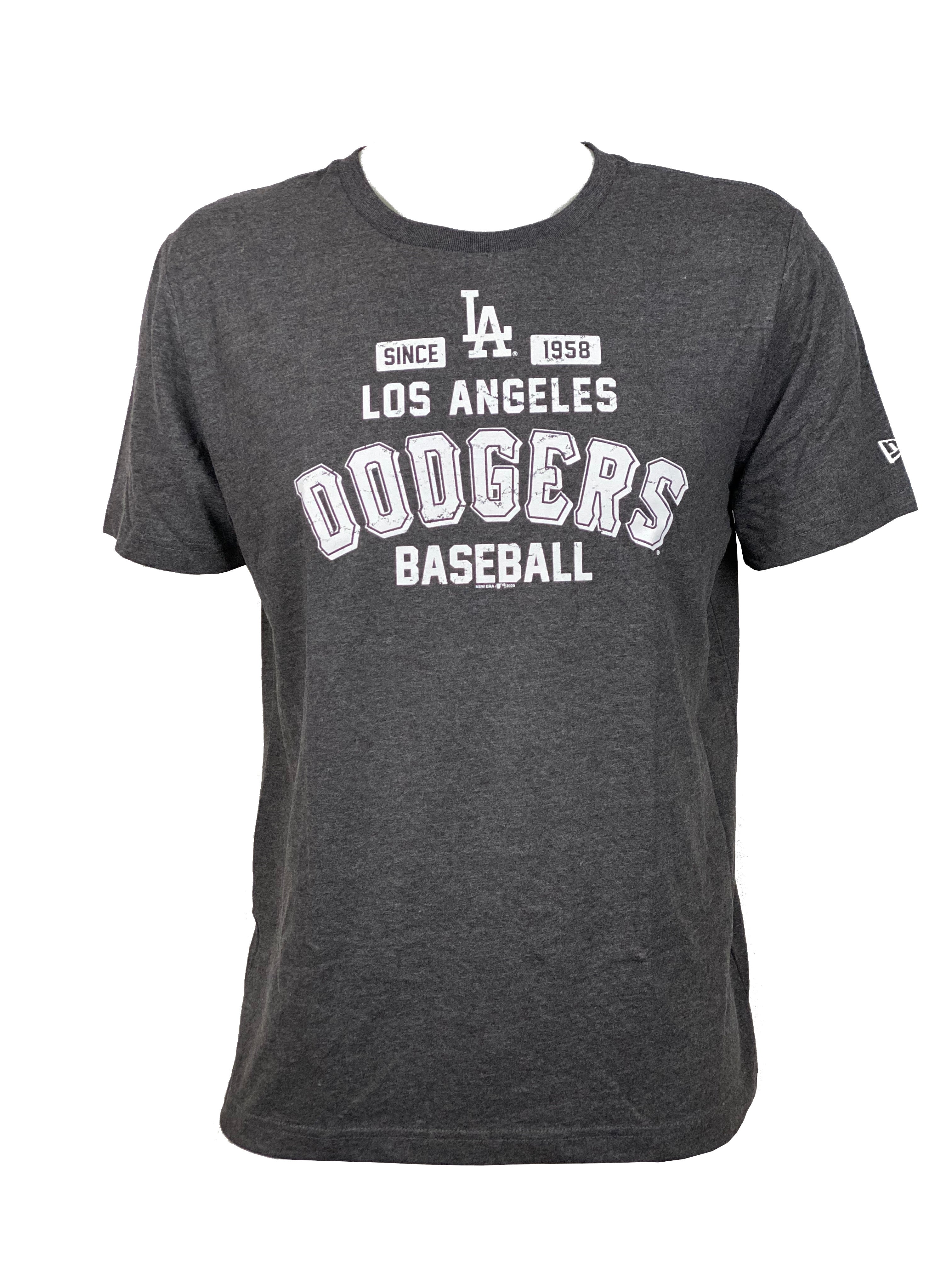 Men's T-Shirt New Era La Dodgers Photo Print Black T-Shirt Black