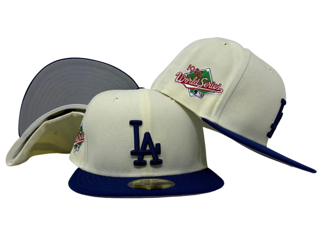 NEW ERA 9FORTY LA Dodgers World Series Patch Light Blue Hat