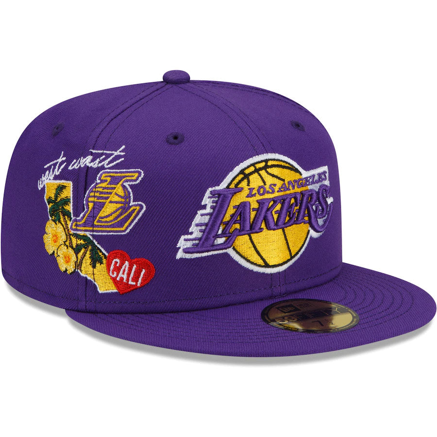 LOS ANGELES LAKERS CITY EDITION 59FIFTY FITTED HAT – JR'S SPORTS