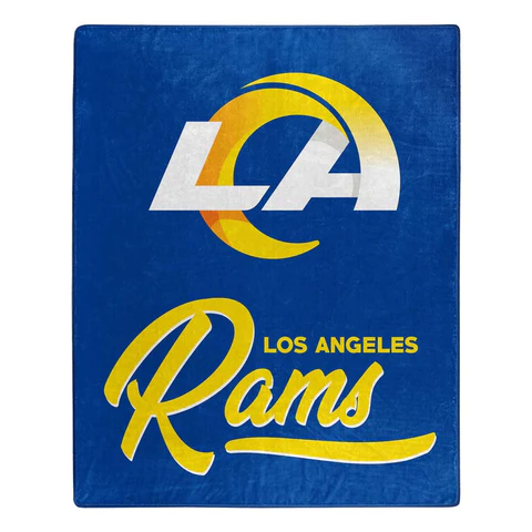 Los Angeles Rams Raschel Throw Blanket