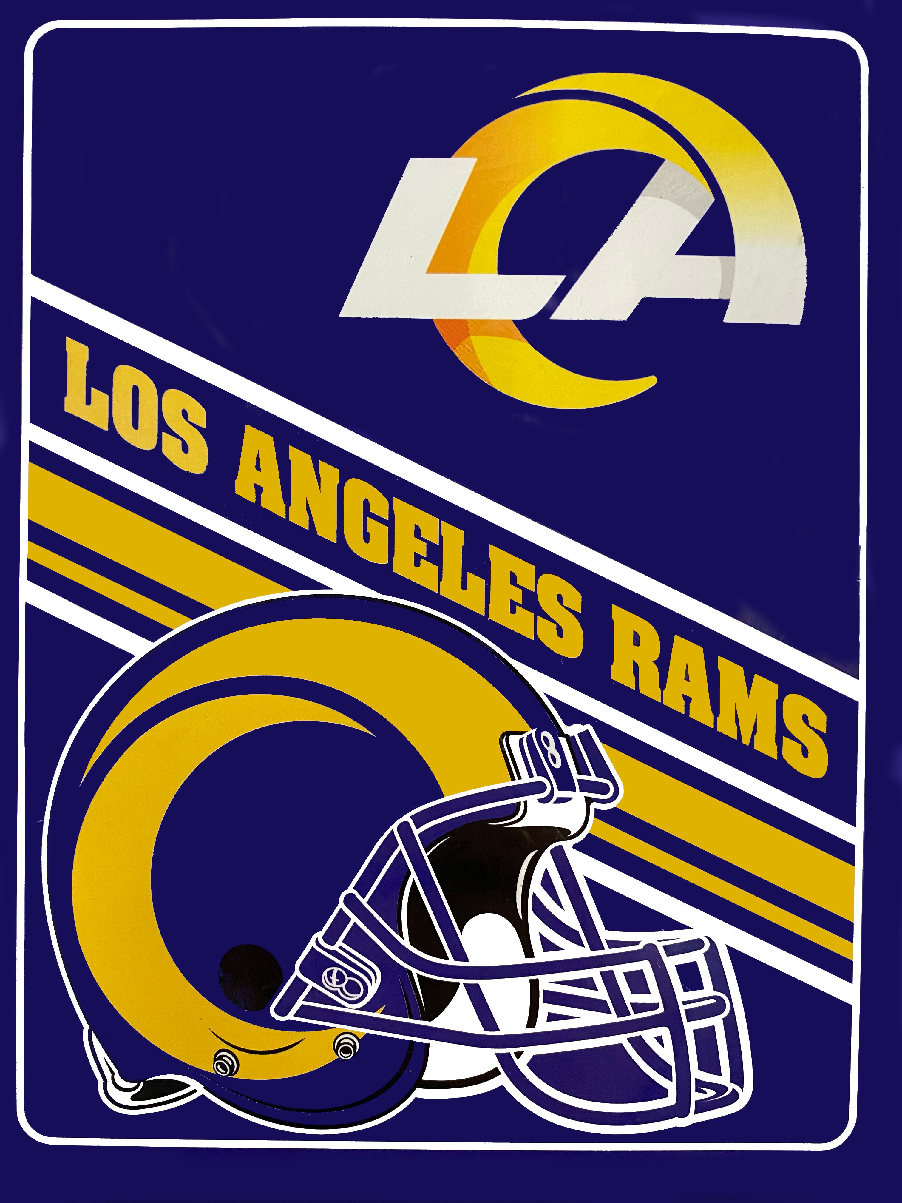 Los Angeles Rams NFL Gold Slogan Bracelet - Los Angeles Rams – NFL
