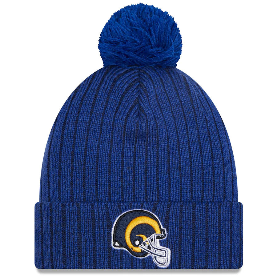 LA Rams On Field Blue Beanie Hat