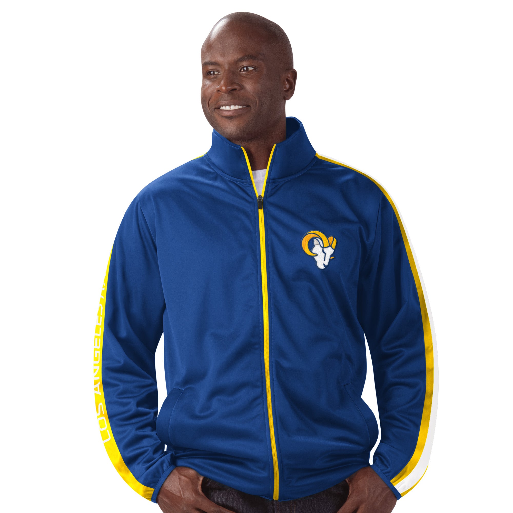 Lightweight Satin Jacket Los Angeles Rams