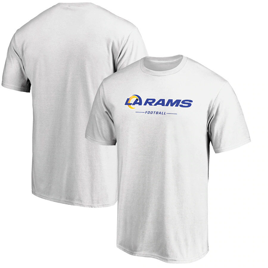 Los Angeles Rams Mens Shirt Team Lockup Logo T |