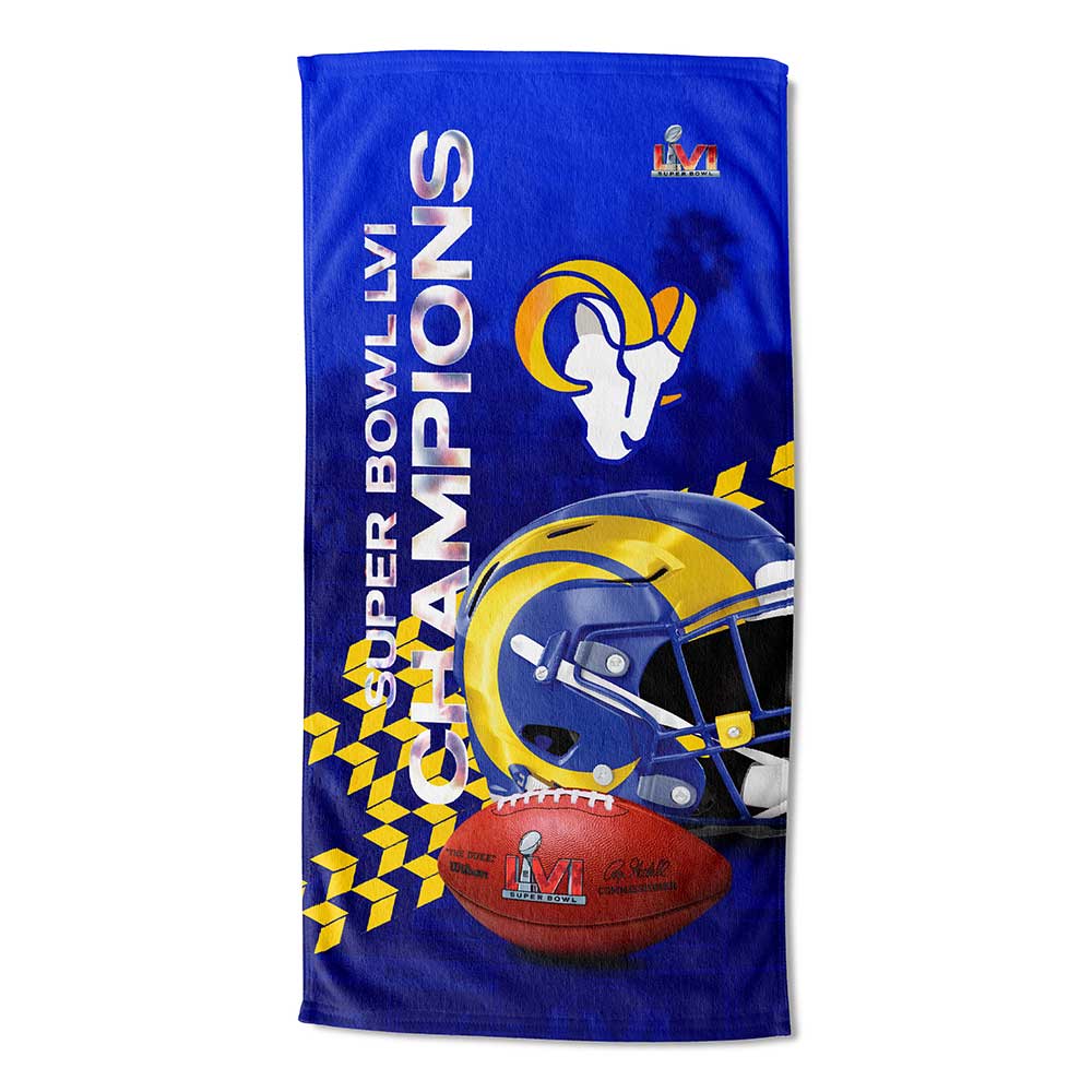 LOS ANGELES RAMS SUPER BOWL LVI CHAMPS SMUSHERZ RAMPAGE PLUSH – JR'S SPORTS