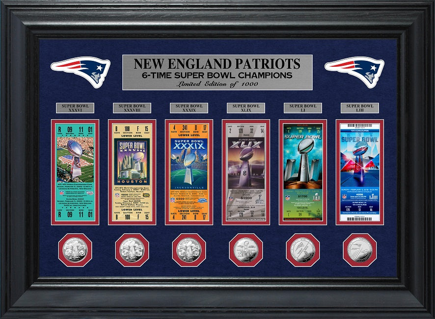 : New England Patriots Super Bowl LI Champions Framed 15