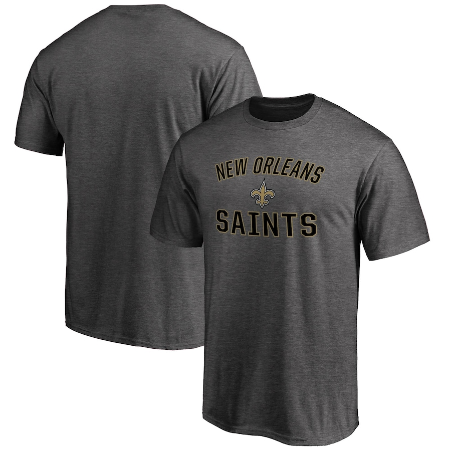 Men's Fanatics Branded Black New Orleans Saints Vintage Arch T-Shirt Size: Medium: