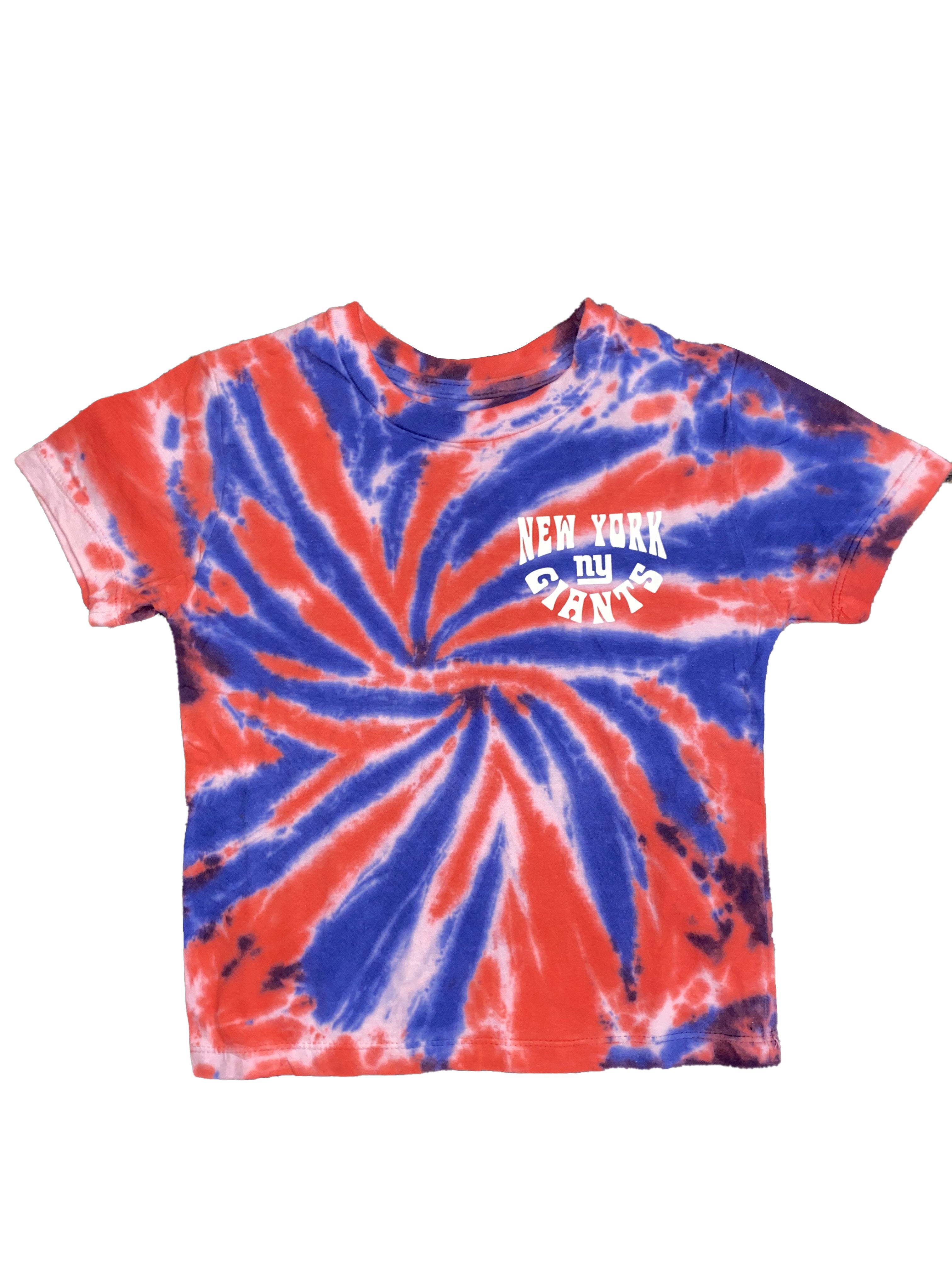 Outerstuff New York Giants Kids Pennant Tie Dye T-Shirt 21 / M
