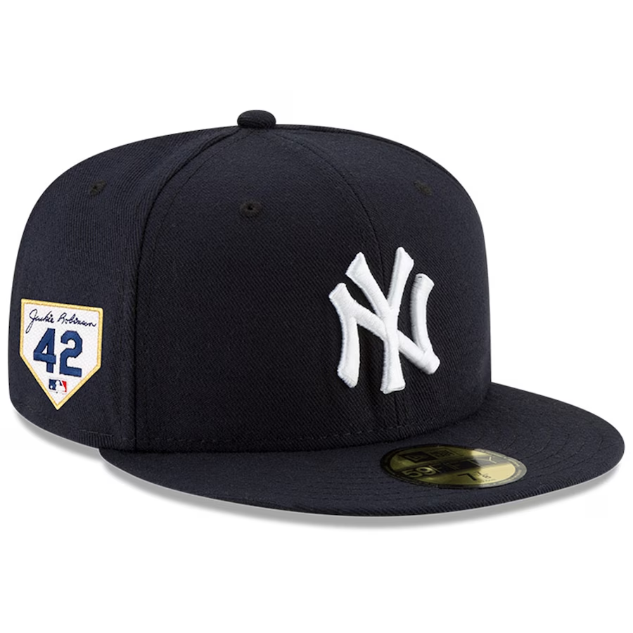 New York Yankees New York Yankees Mlb Basic 59Fifty Fitted White New Era  Fitted Hat