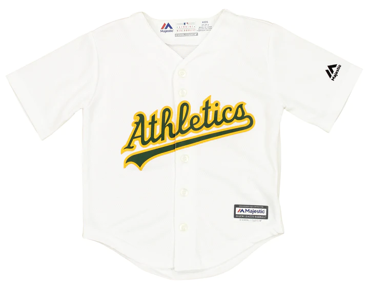 Oakland Athletics Infant Replica Jersey White / 12M