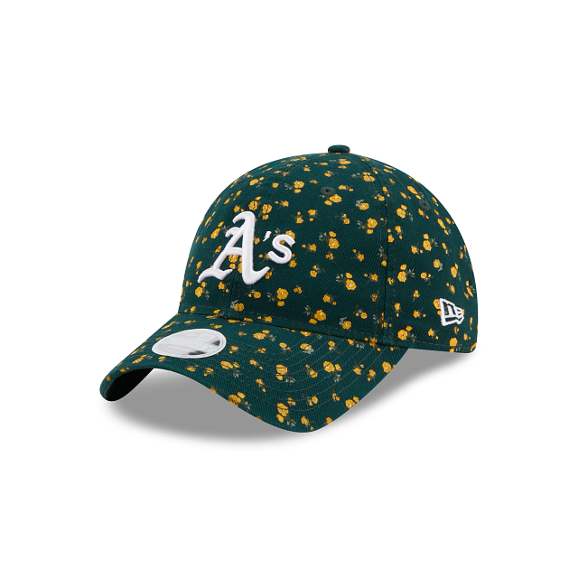 Oakland Athletics Floral Print Brim New Era Fitted Hat