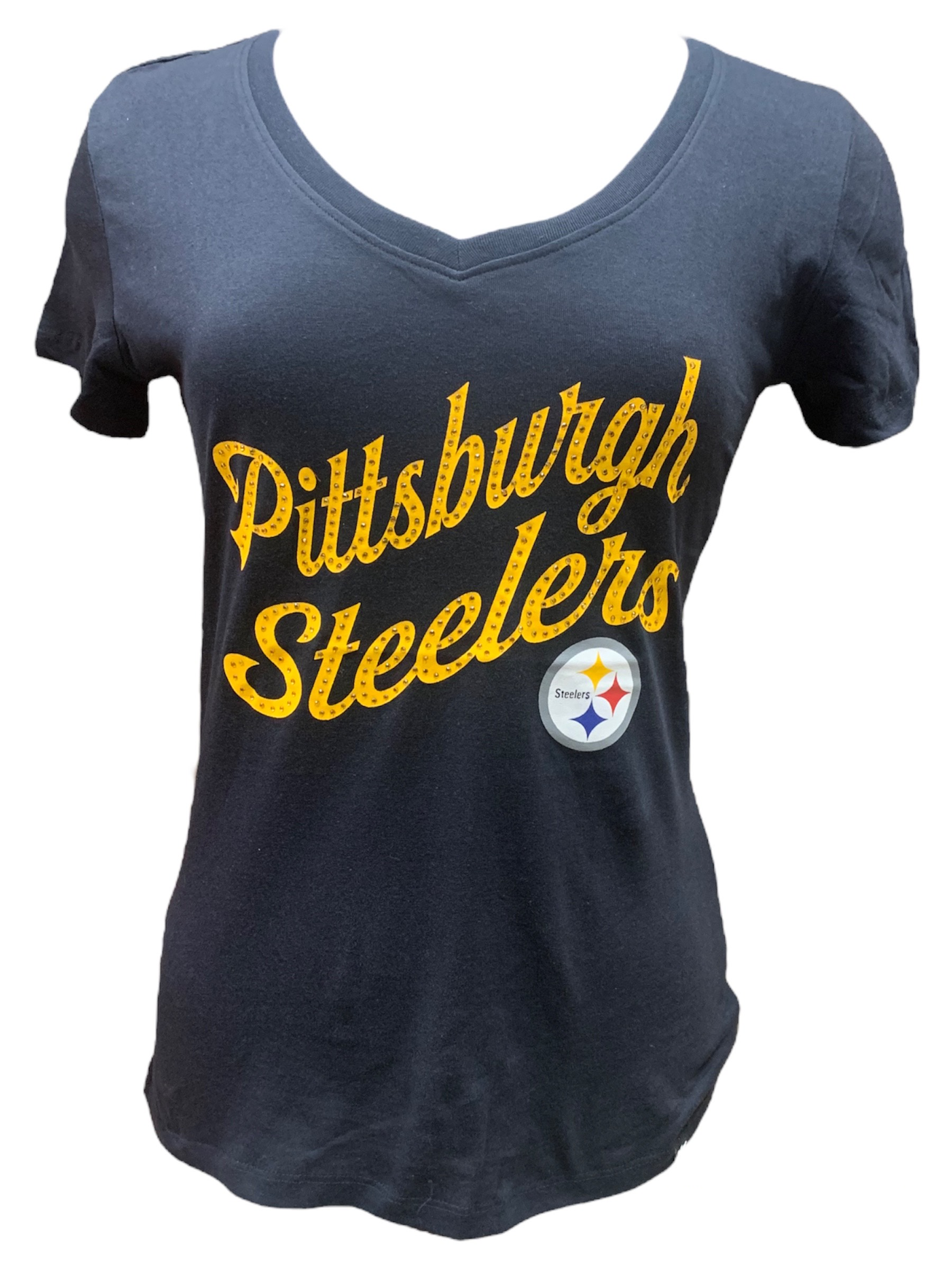 Pittsburgh Steelers Women's Fifth And Ocean Sequin T-Shirt