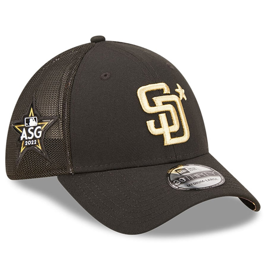 San Diego Padres New Era 2023 Official Clubhouse 39THIRTY Stretch Fit Cap