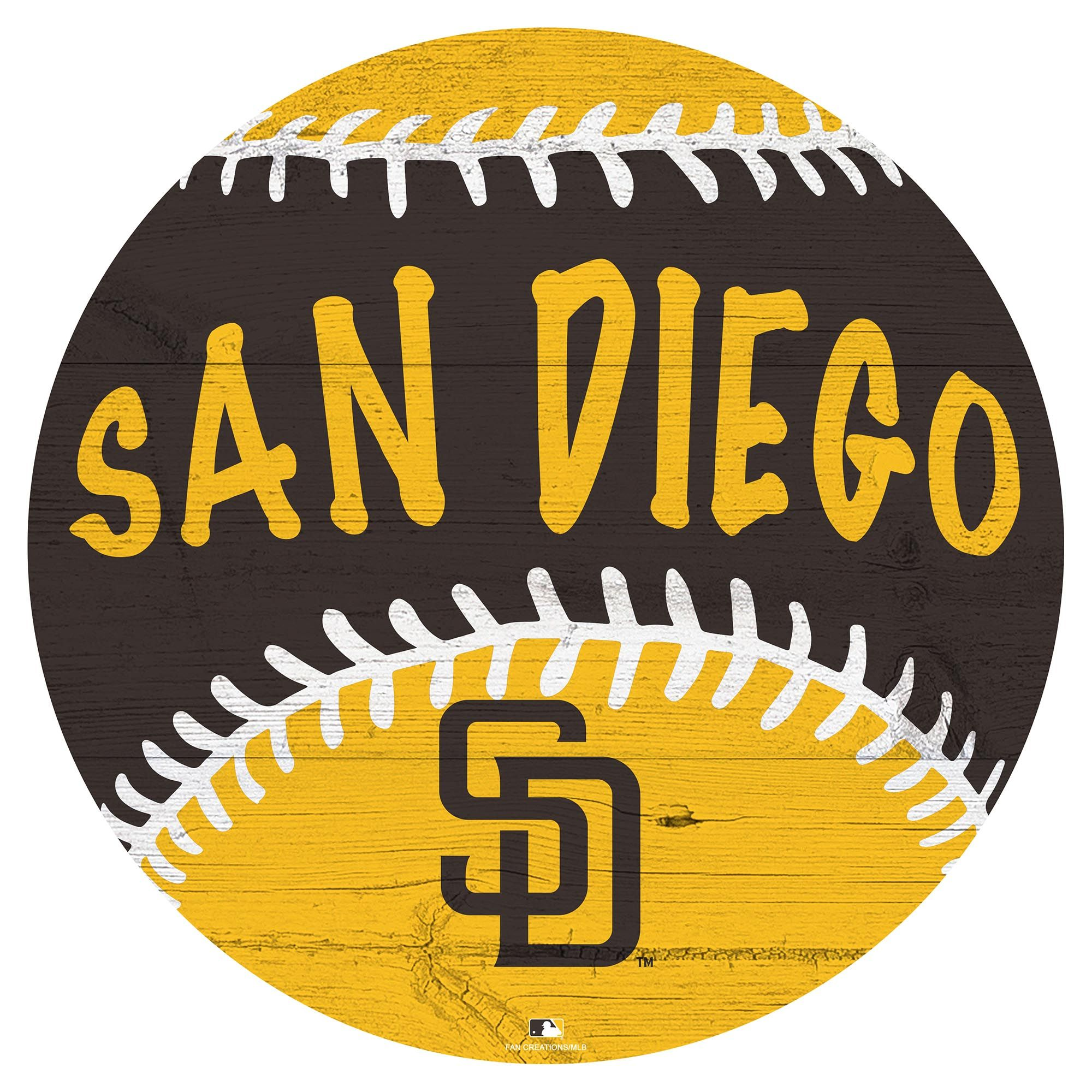 SAN DIEGO PADRES BASEBALL CUTOUT SIGN – JR'S SPORTS