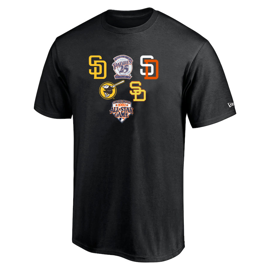 New Era San Diego Padres Sugar Skull T-Shirt Black