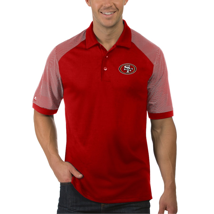 Antigua San Francisco 49ers Men's Engage Polo Red / 3XL