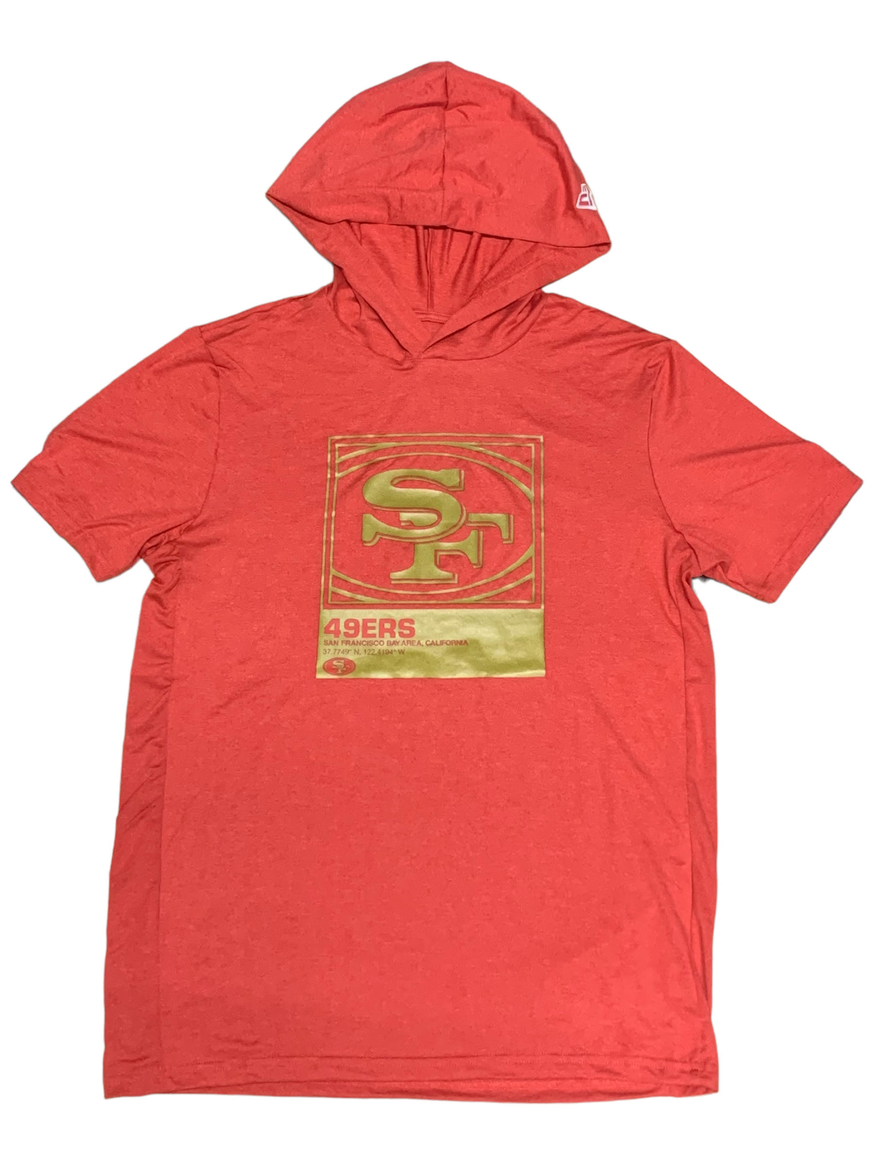 New Era San Francisco 49ers Men's Location Tag Hooded T-Shirt 22 / XL