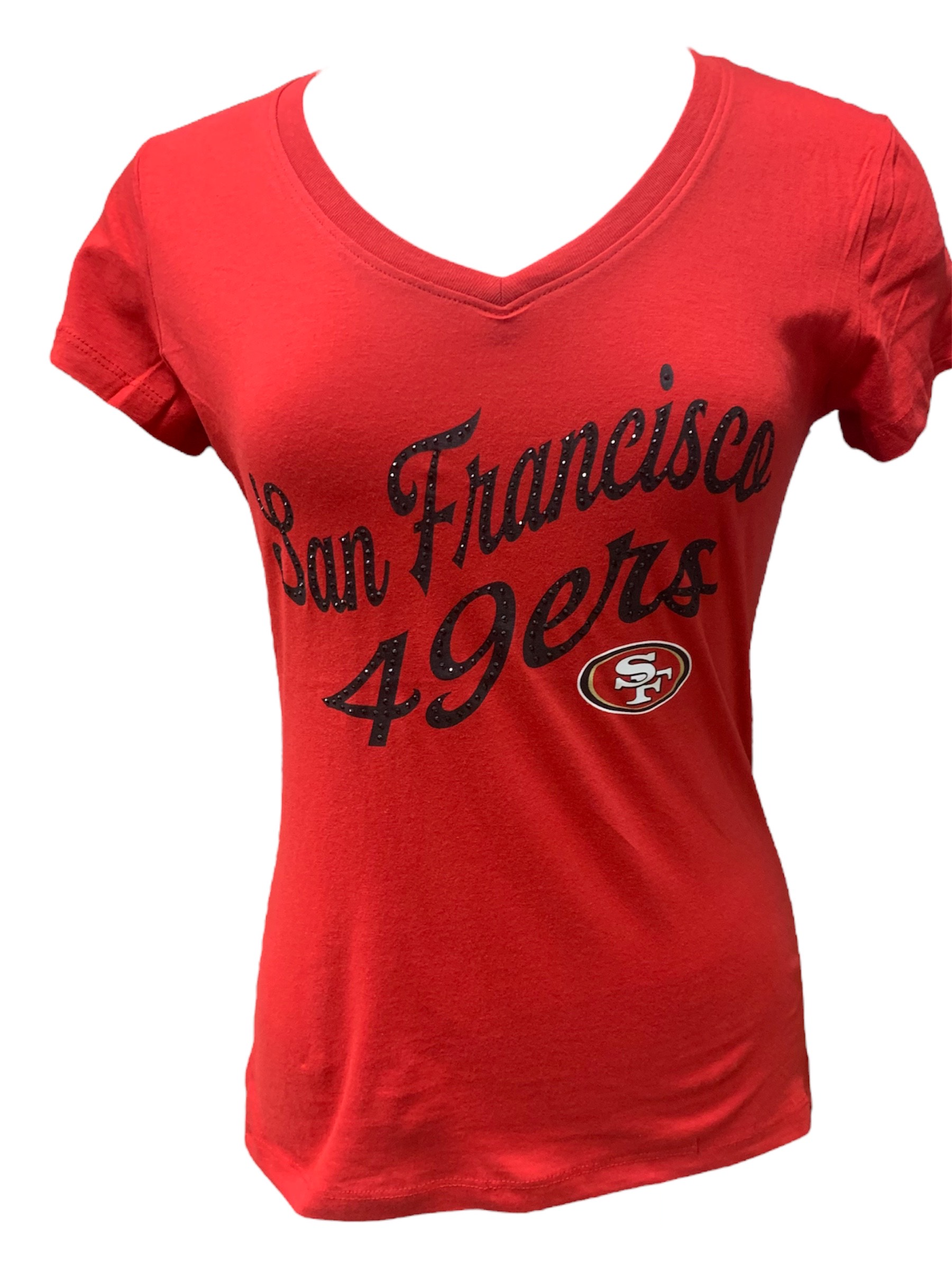 San Francisco 49ers Women's NFL Team Apparel Shirt Small,Medium, Large or XL