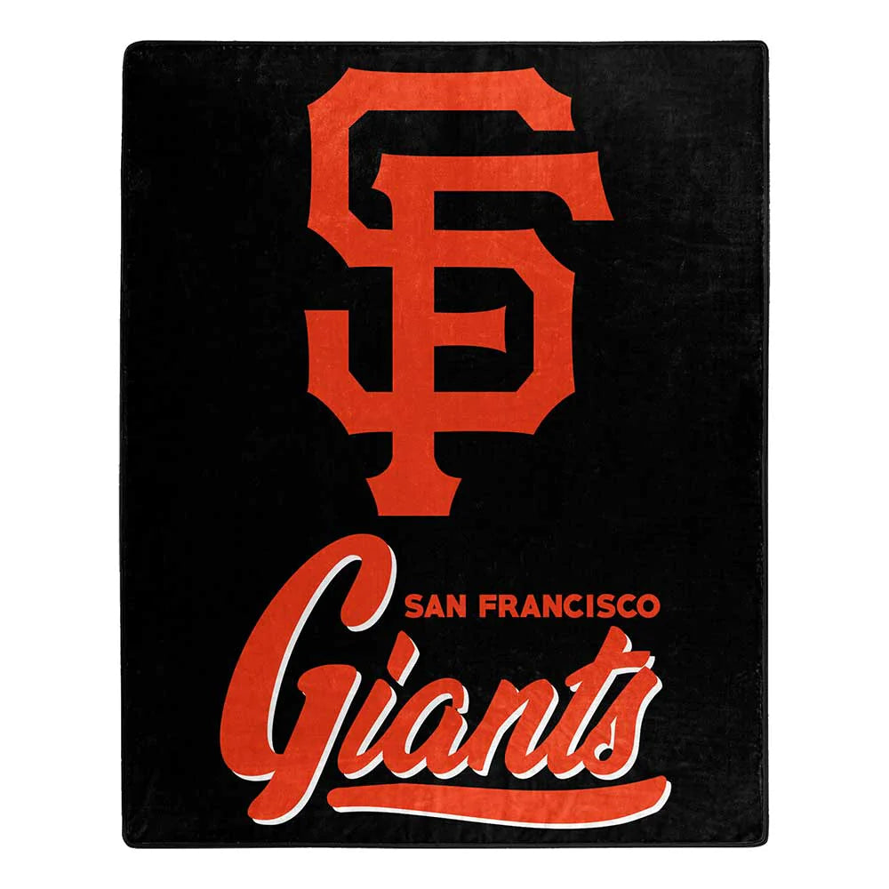 San Francisco Giants MLB 50 x 60 Jersey Design Raschel Throw Blanket  Orange 87918200562