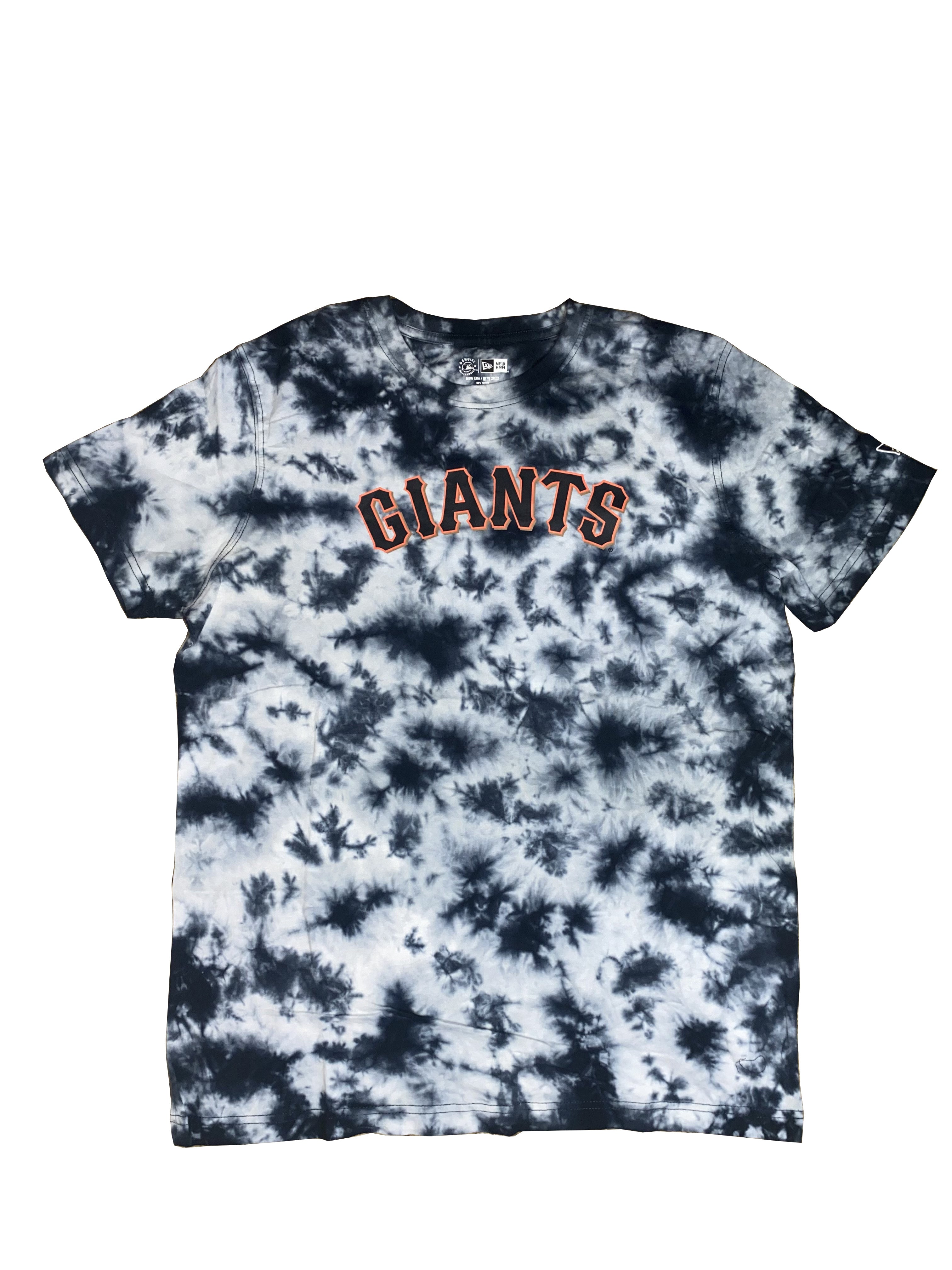 New Era San Francisco Giants Men's Tie Dye T-Shirt 22 Blk / 3XL