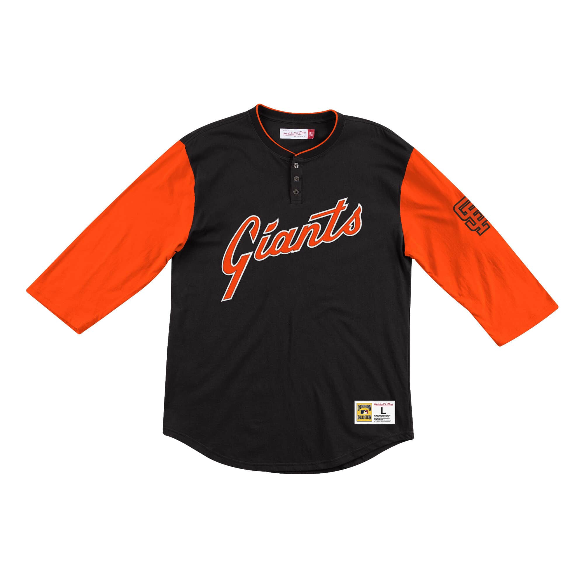 San Francisco SF Giants V-Neck Pullover Jersey Size XL Embroidered
