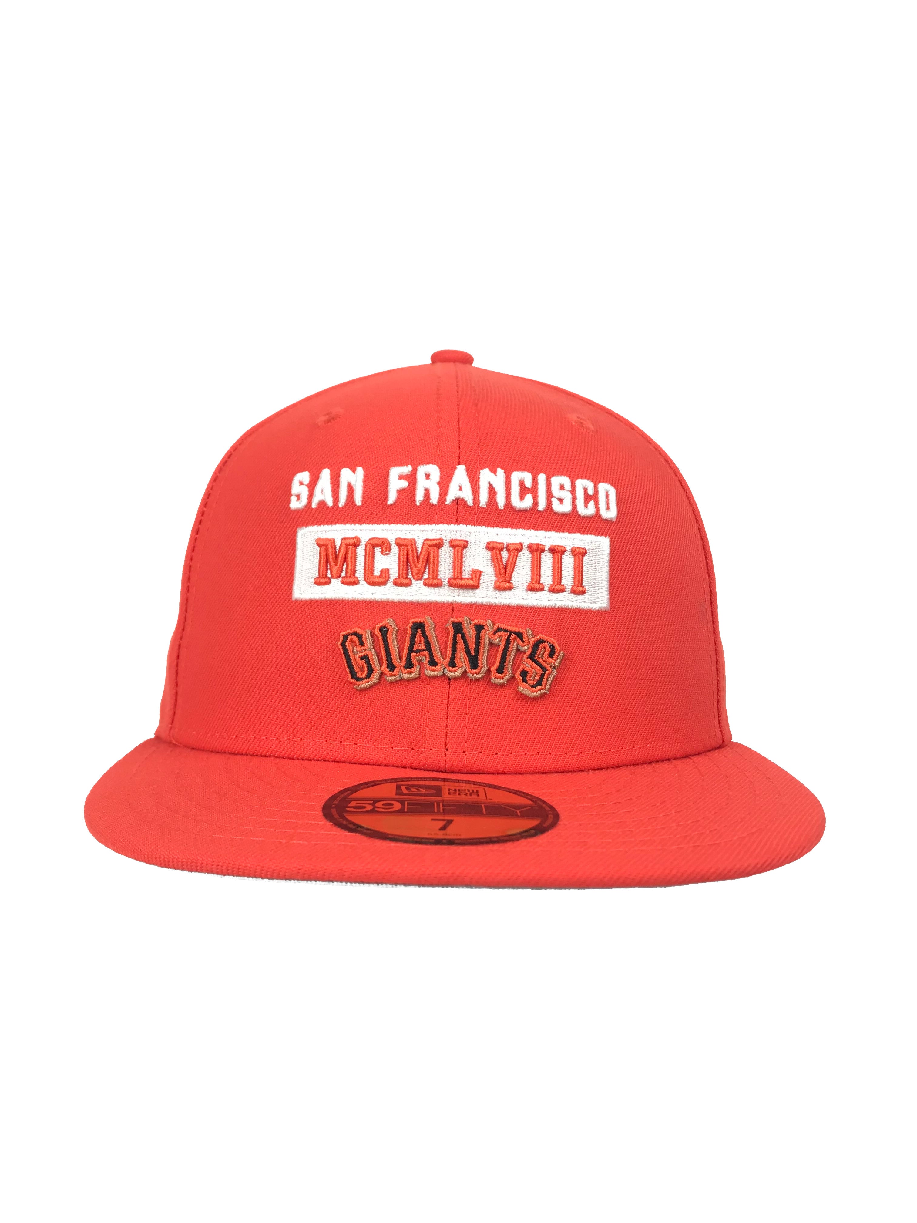 San Francisco Giants Minimalist Design Embroidered Five Panel Cap Baseball  Hat