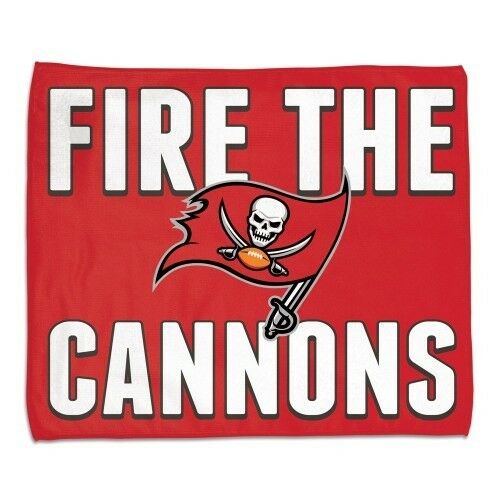 Tampa Bay Buccaneers Rally Towel 2022 Go Bucs NFL Promo Small Towel  18.5" x 11"