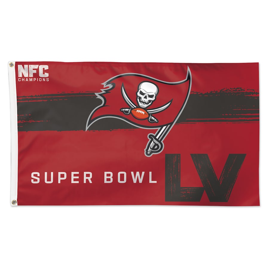 TAMPA BAY BUCCANEERS SUPER BOWL LV 3'X5' HOUSE FLAG – JR'S SPORTS