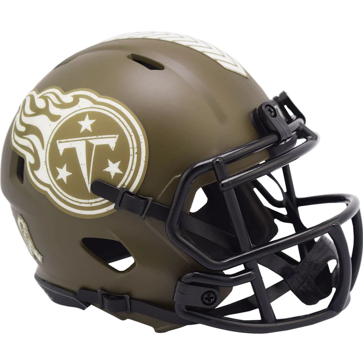 TENNESSEE TITANS 2022 SALUTE TO SERVICE MINI SPEED HELMET – JR'S