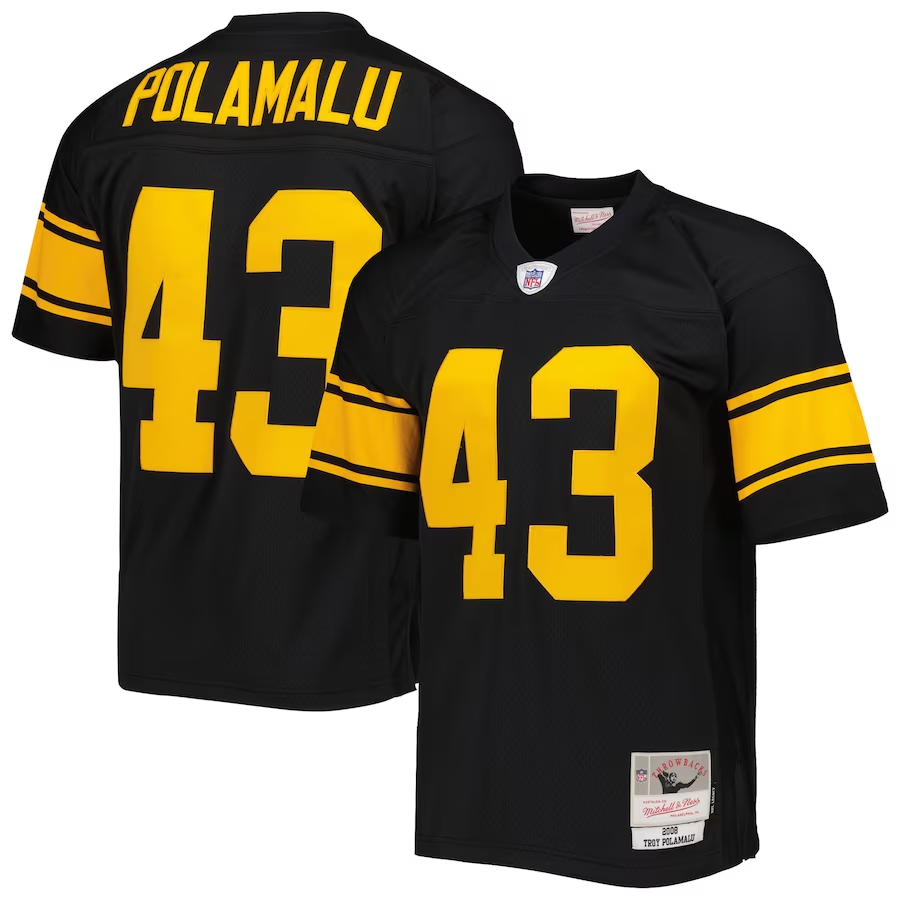 Troy Polamalu Mitchell & Ness Pittsburgh Steelers Legacy Jersey