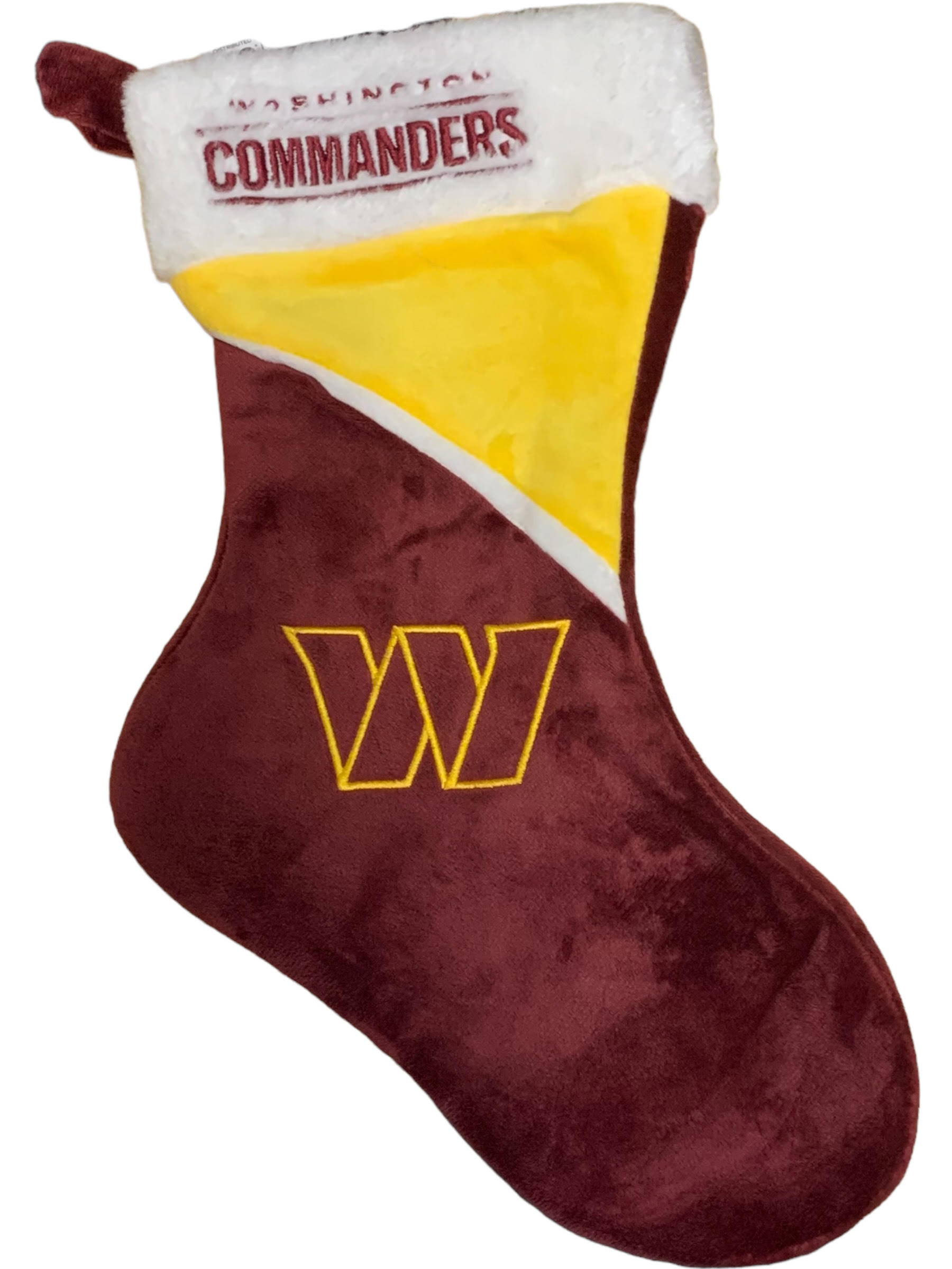 WASHINGTON COMMANDERS CHRISTMAS STOCKING – JR'S SPORTS