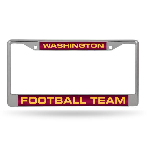 WASHINGTON REDSKINS BLACK LASER LICENSE PLATE FRAME – JR'S SPORTS