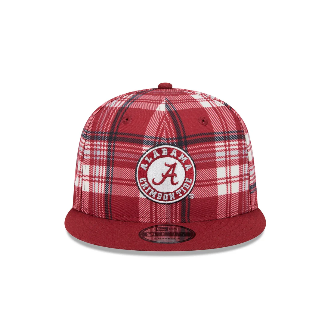 ALABAMA CRIMSON TIDE PLAID STATEMENT 9FIFTY SNAPBACK HAT