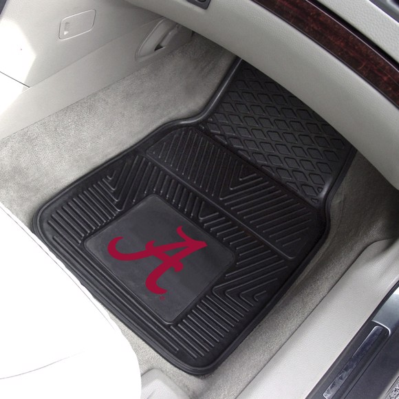 ALABAMA CRIMSON TIDE VINYL CAR MAT SET