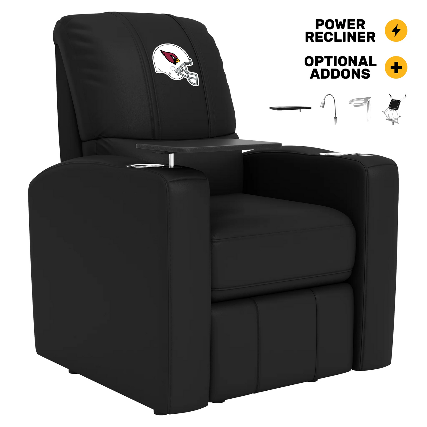 ARIZONA CARDINALS STEALTH POWER RECLINER WITH HELMET LOGO