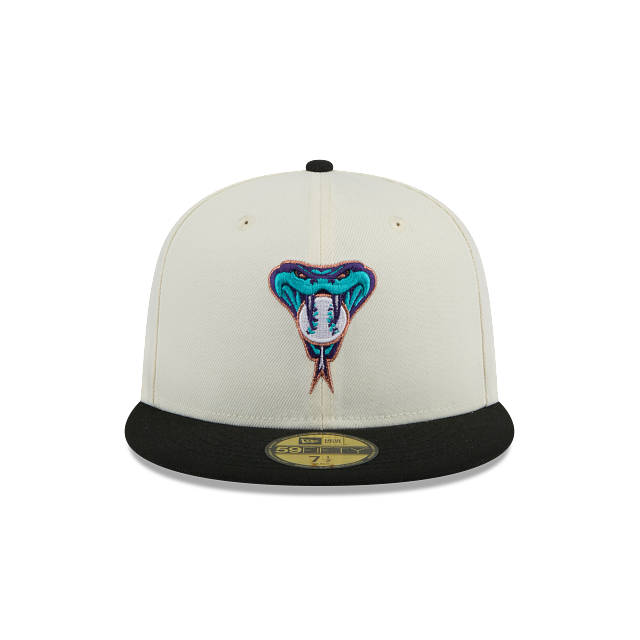 ARIZONA DIAMONDBACKS EVERGREEN CHROME 59FIFTY FITTED HAT