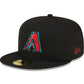 ARIZONA DIAMONDBACKS EVERGREEN BASIC 59FIFTY FITTED HAT - BLACK