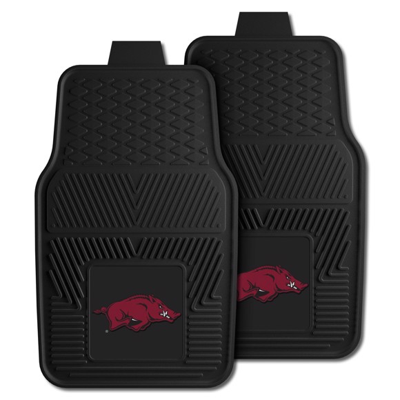 ARKANSAS RAZORBACKS VINYL CAR MAT SET