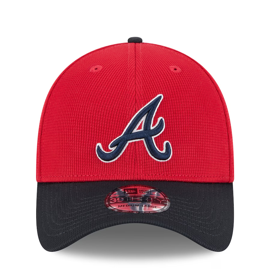 ATLANTA BRAVES 2025 MLB SPRING TRAINING SIDE PATCHLESS 39THIRTY FLEX FIT HAT