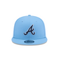 ATLANTA BRAVES EVERGREEN BASIC 9FIFTY SNAPBACK HAT - SKY